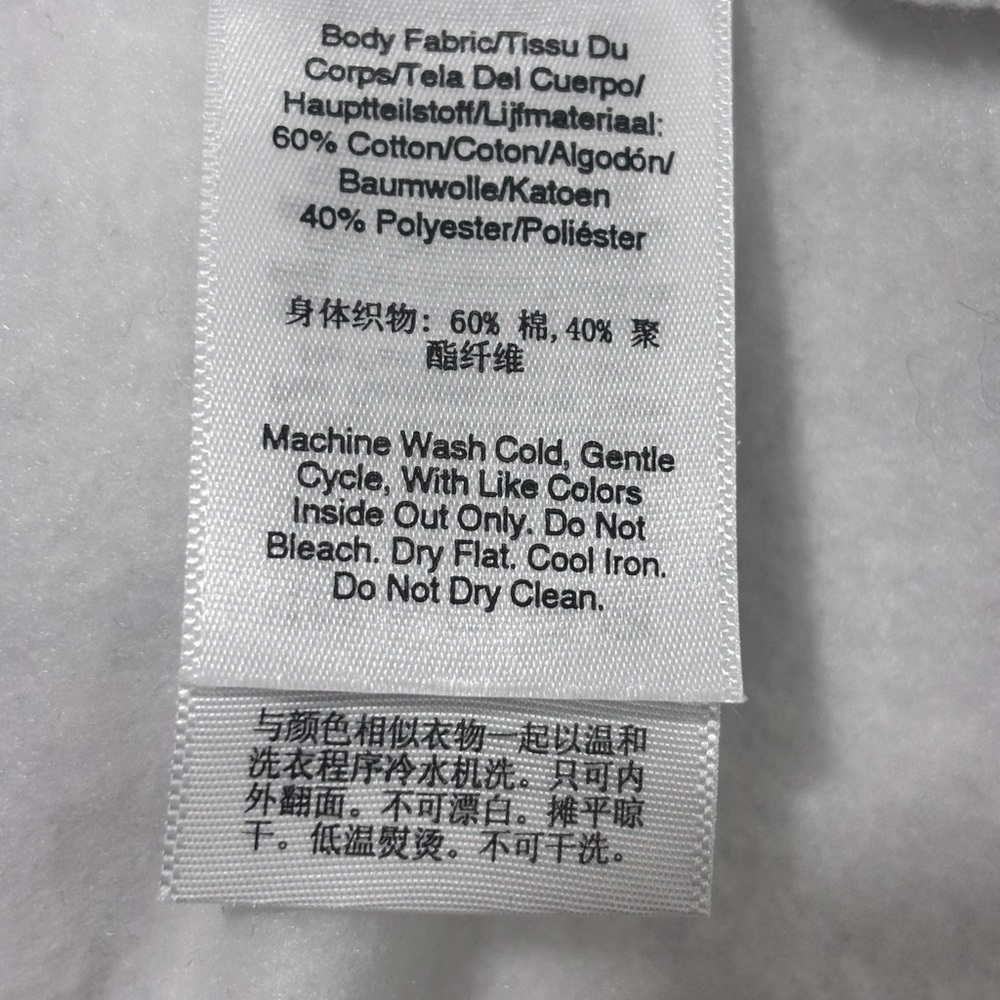 DKNY Light Gray Graphic Crew Neck Sweater - Picture 7 of 15